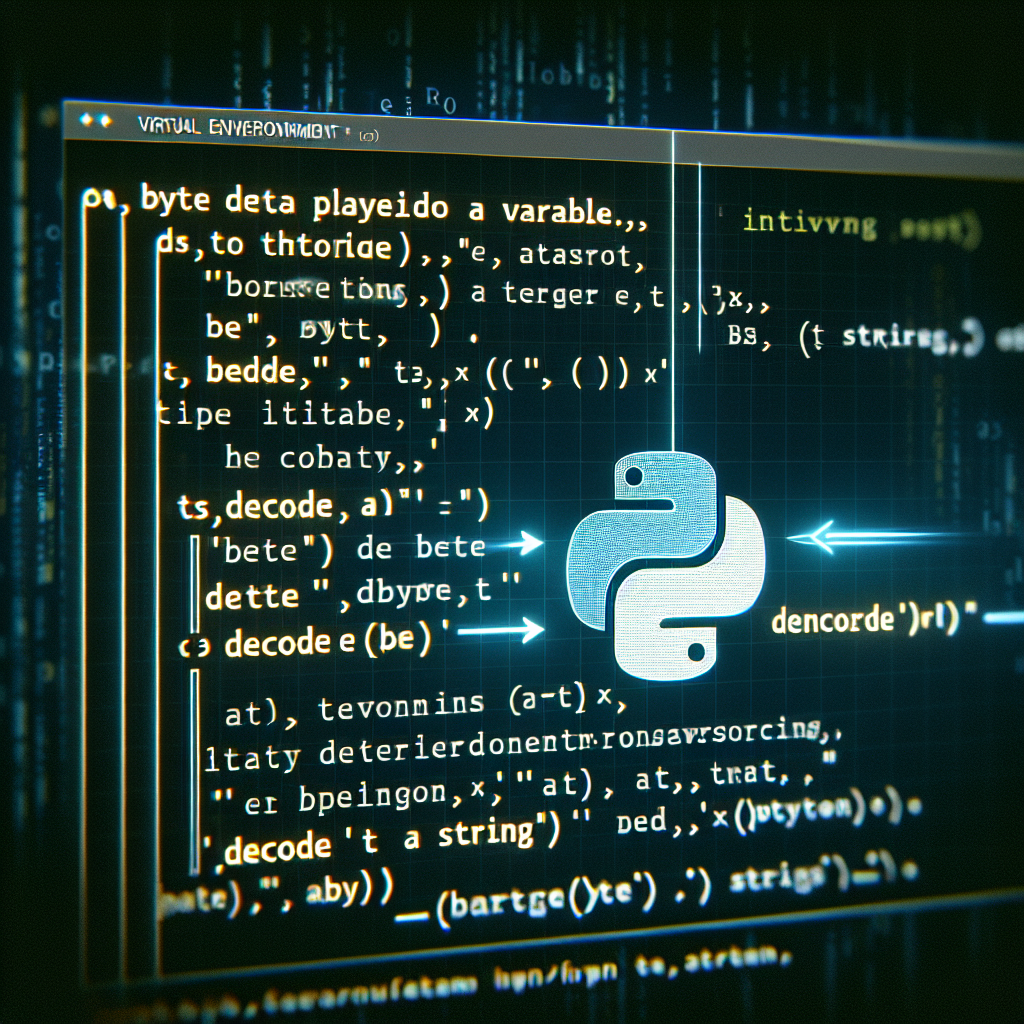 Transforming Byte Data into Strings in Python 3 | by Denis Bélanger ... image.
