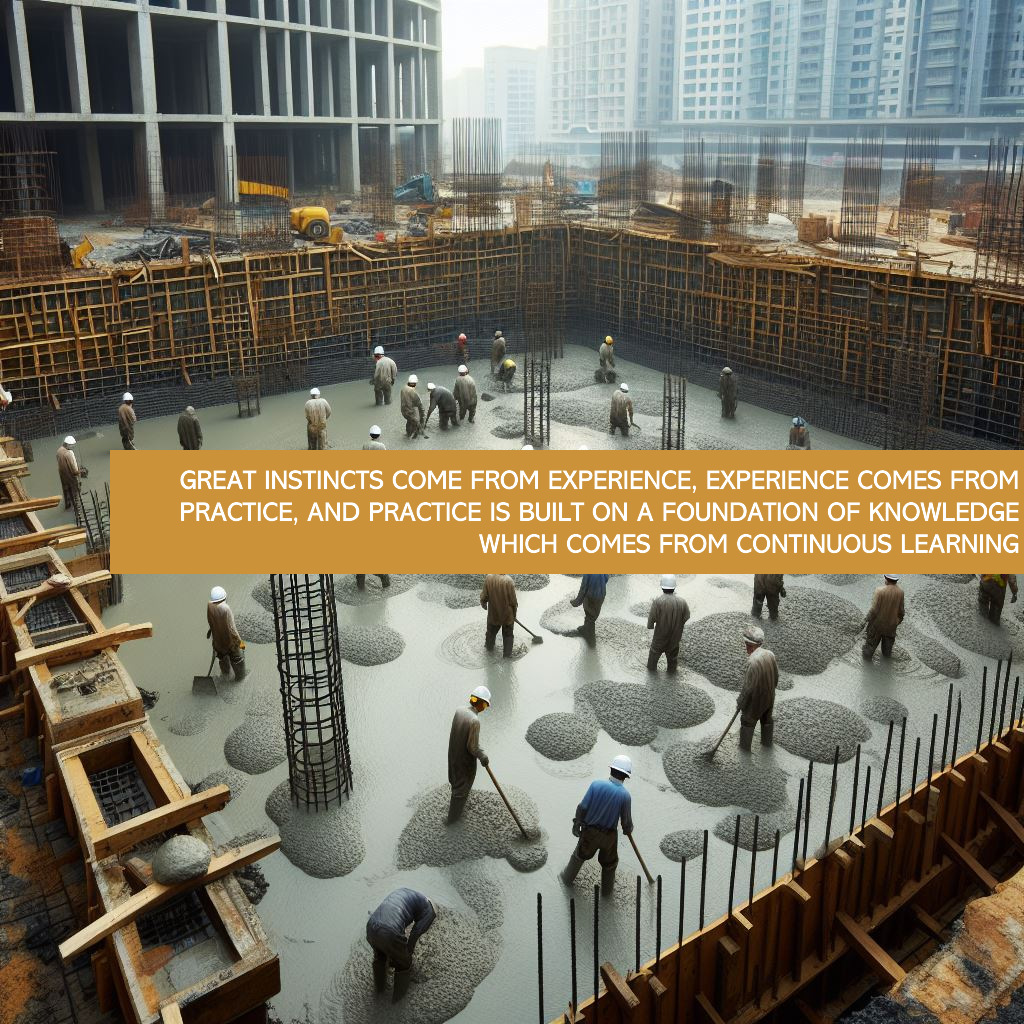 Air pockets in concrete… — A life lesson from my dad by Arun Giri