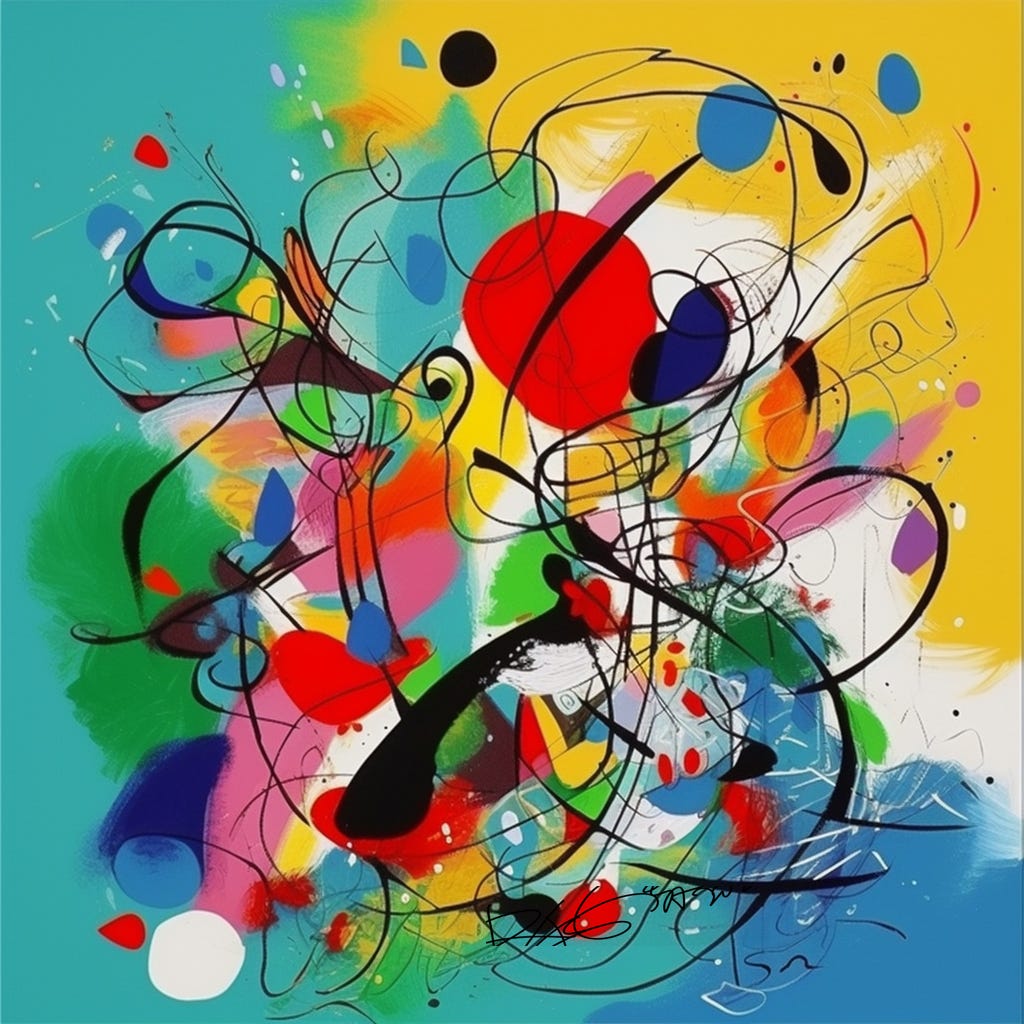 Abstract Art With AI Exploring the Beauty Beyond Reality by Regia