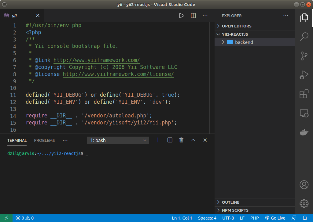 Part 1 Membuat RESTFul API Menggunakan Yii2 basic Template Sebagai 