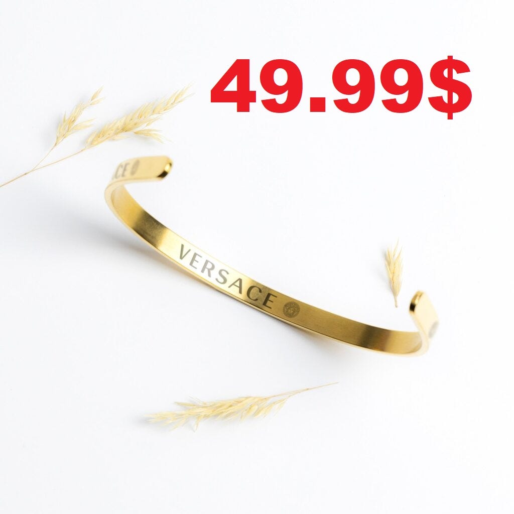Unveiling the Versace Cuff Bracelet: A Testament to Timeless Elegance 