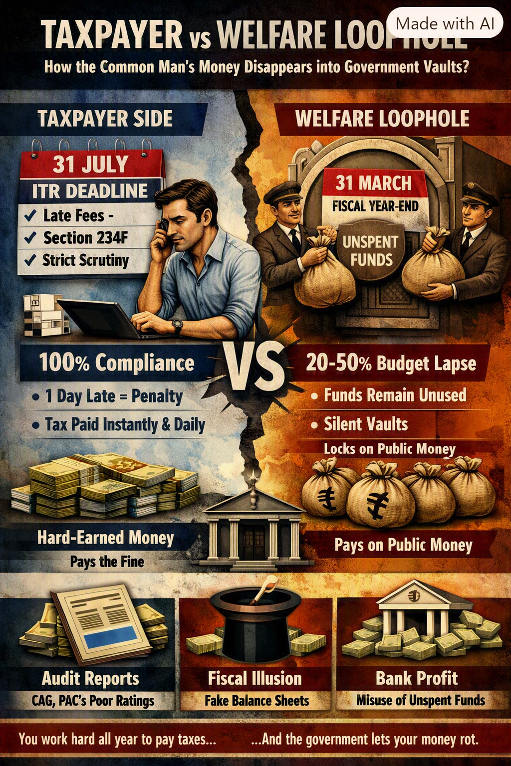From July’s ITR Taxpayer Money to Every Citizen’s Everyday GST: Where Does the Welfare Rupee…