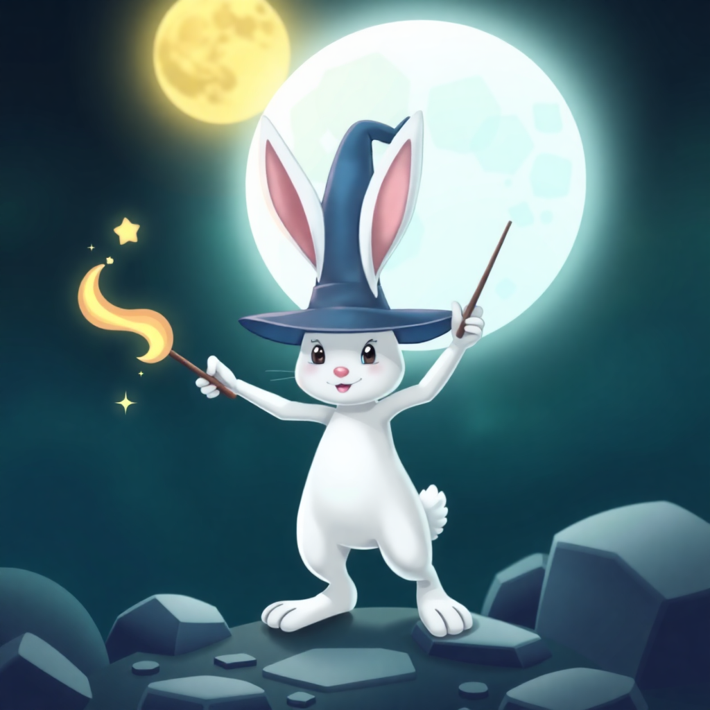 The White Moon Rabbit-The Timekeeper’s River and the Rabbit’s Choice ...