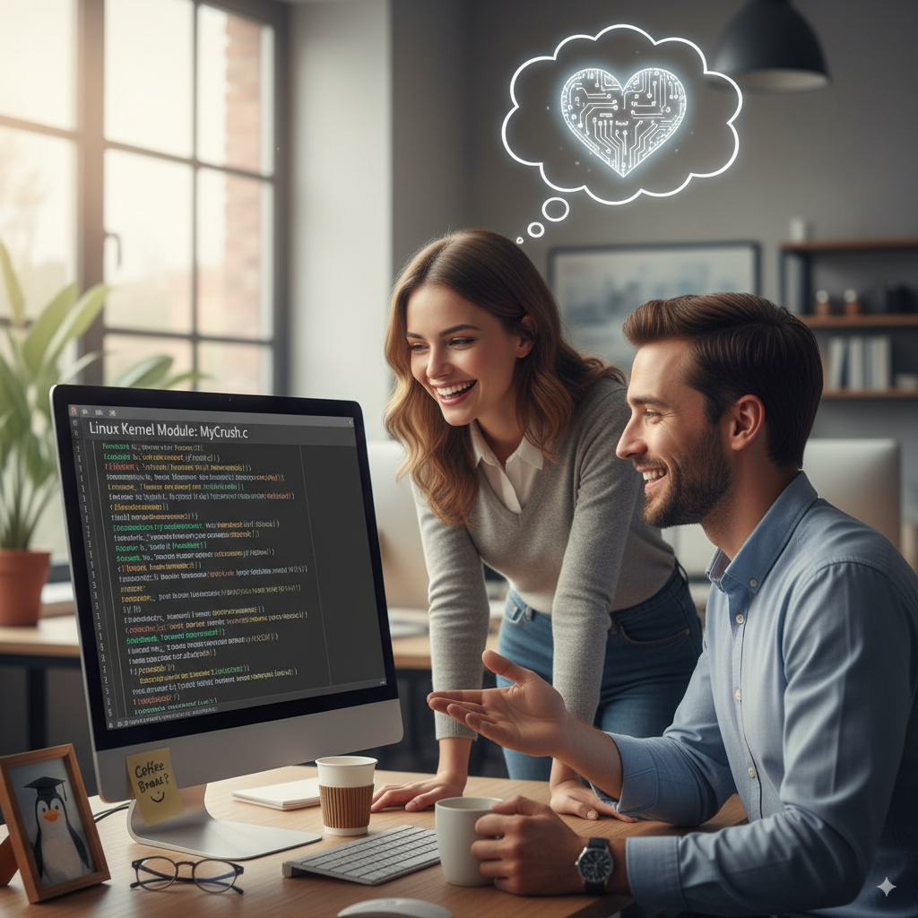 How I Made My Crush by Writing a Linux Device Driver at Office 💻❤️