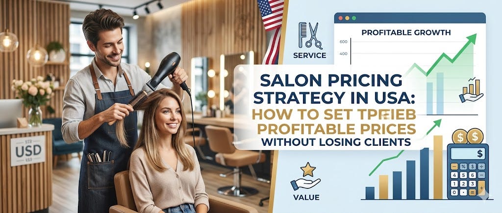Salon Pricing Strategy in USA: How to Set Profitable Prices Without Losing Clients