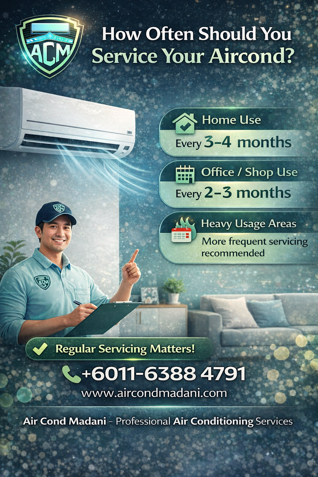 How Often Should You Service Your Aircond