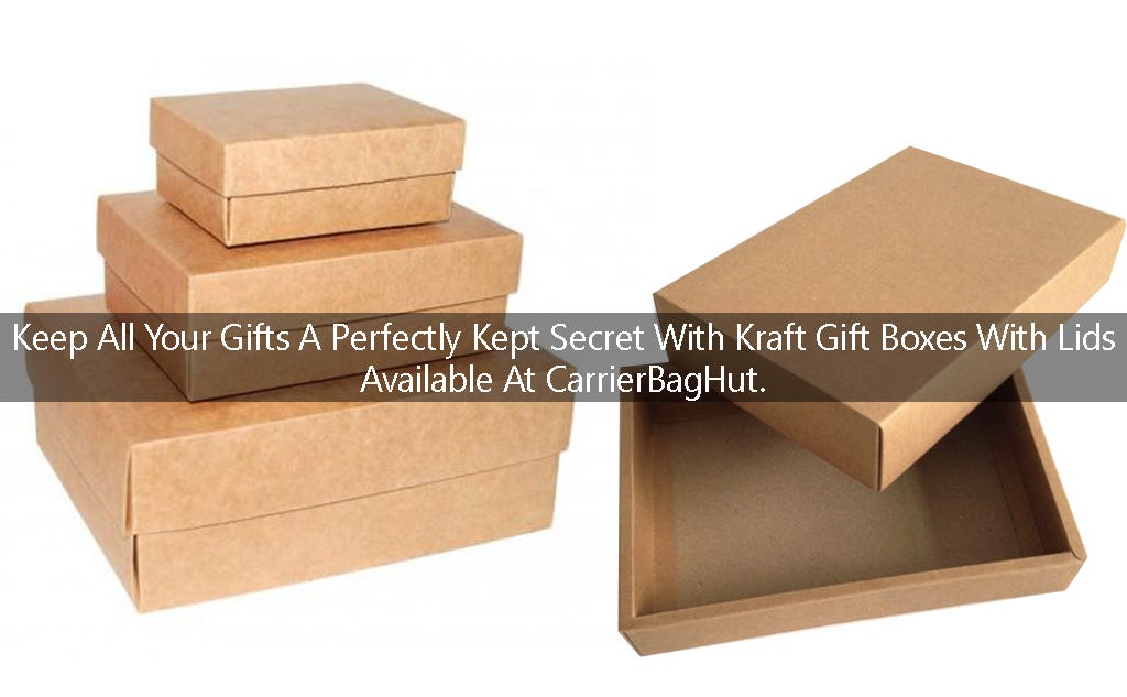 Keep All Your Gifts A Perfectly Kept Secret With Kraft Gift Boxes With ...