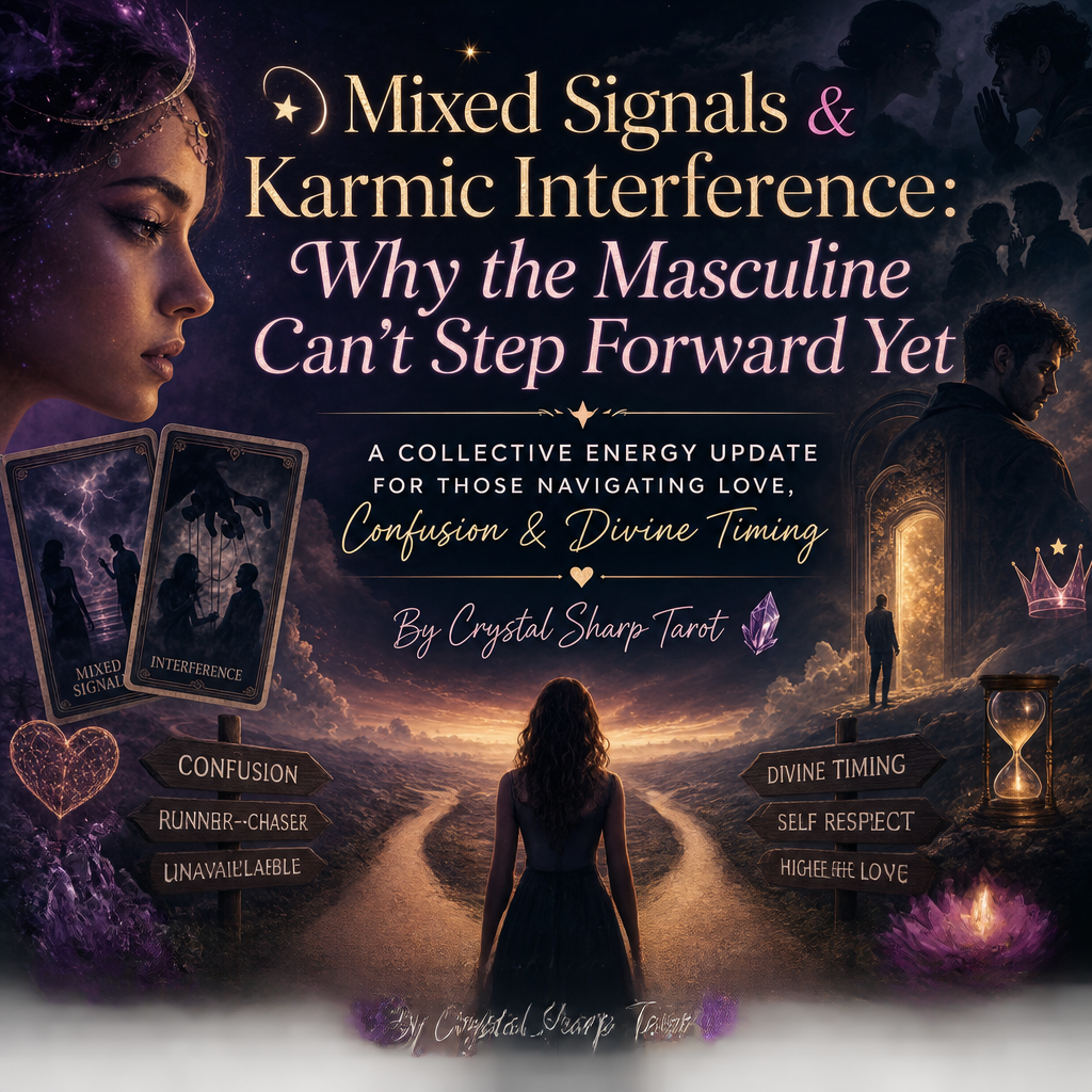 💫 Mixed Signals & Karmic Interference: Why the Masculine Can’t Step Forward Yet 💫