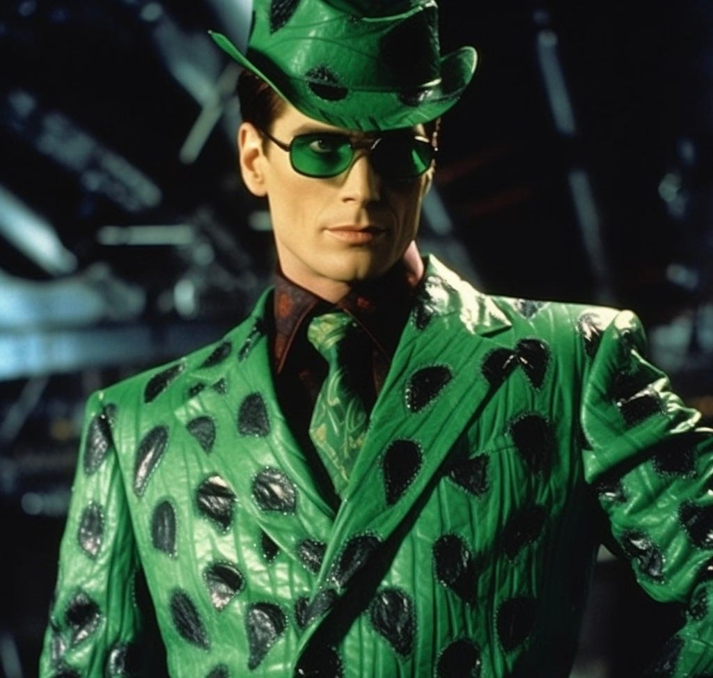 Jim Carrey's Iconic Portrayal of The Riddler: A Masterclass in Villainy  🃏💥 | by Batman Moneta | Medium