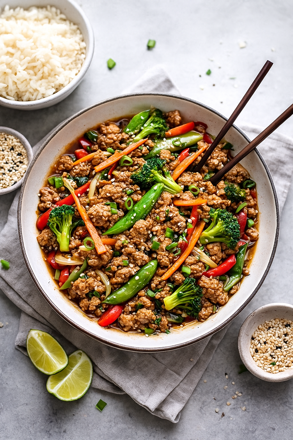Asian Turkey Stir-Fry — A Quick & Healthy 20 -Minute Dinner