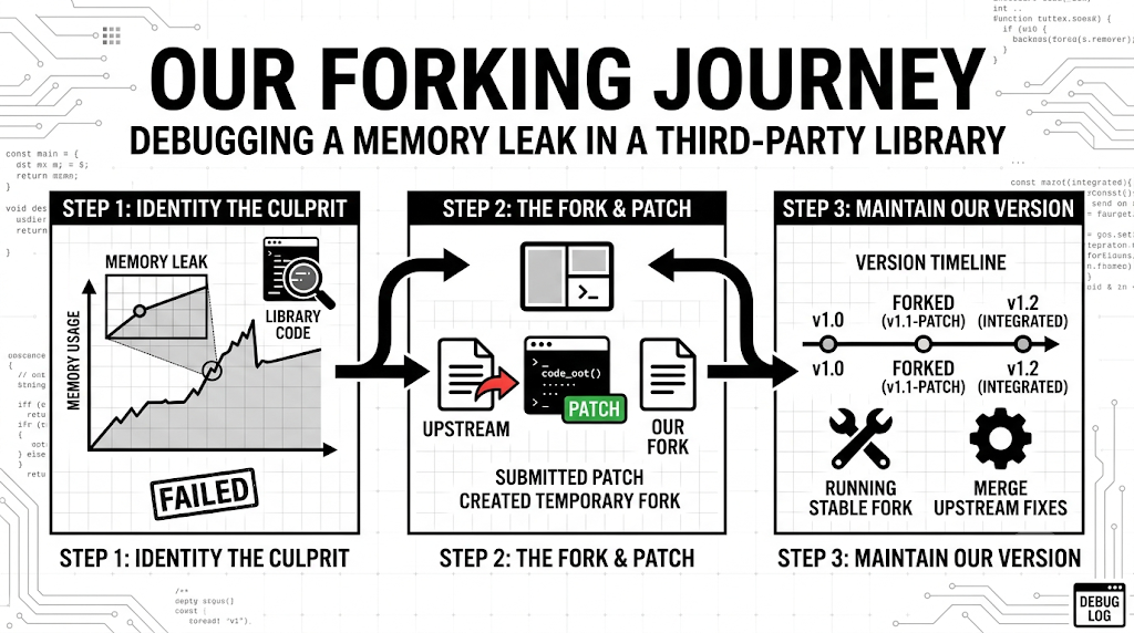 Debugging a Memory Leak in a Third-Party Library: Our Forking Journey