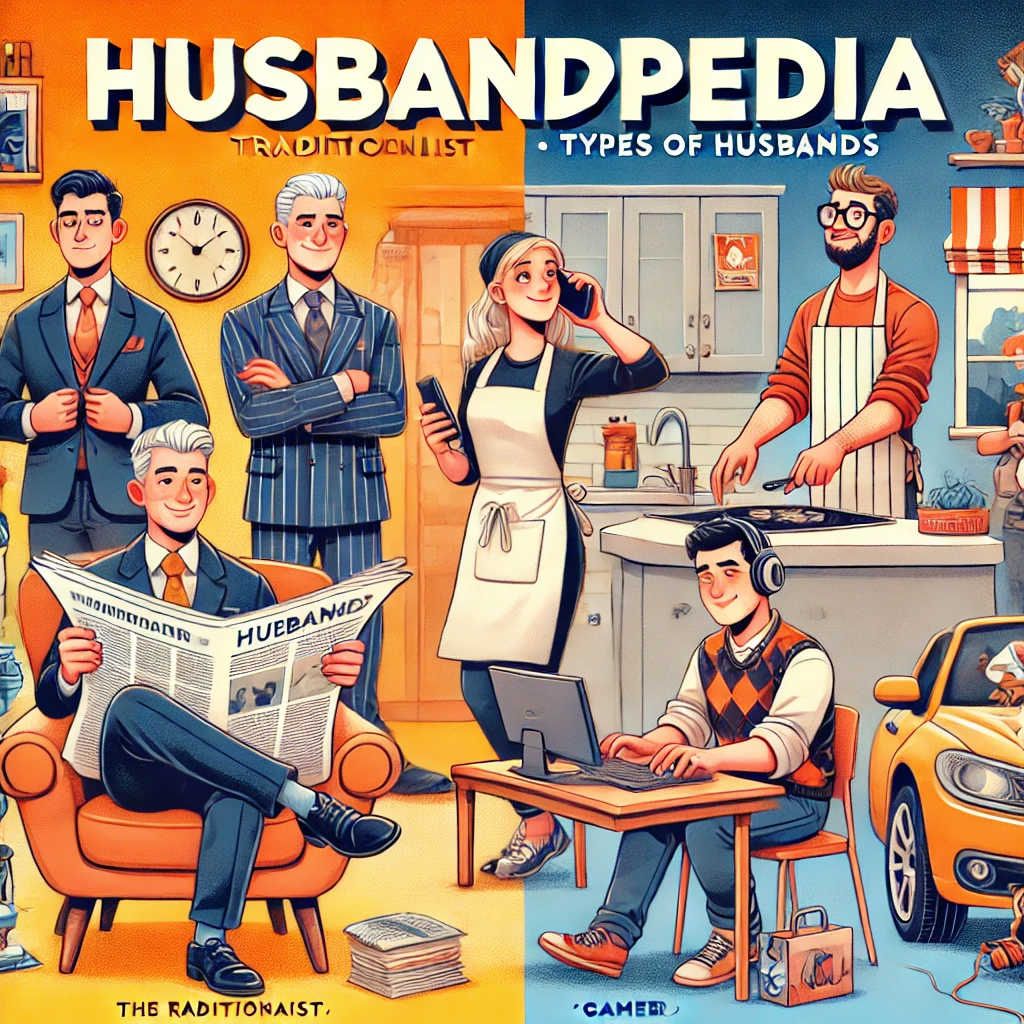 A humorous take on the various types of husbands and their unique communication styles