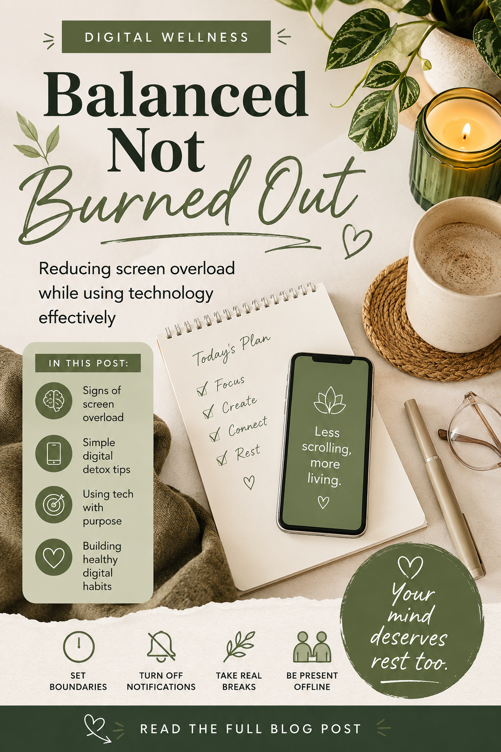 Reducing Screen Overload While Using Technology Effectively: