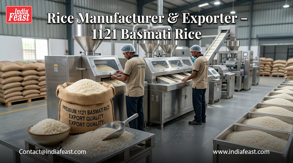 Leading Rice Manufacturer & Exporter from India — Top Seller 1121 Basmati Rice Supplier