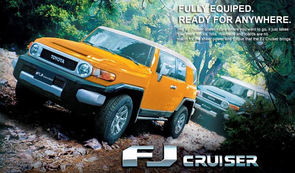 Toyota FJ Cruiser  You have not discontinued it as you thought! 
