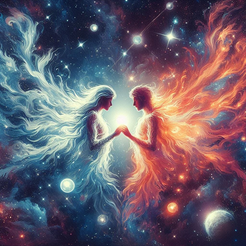 Stages of Twin Flame Separation. The journey of twin flames is often… by Hermes Astrology