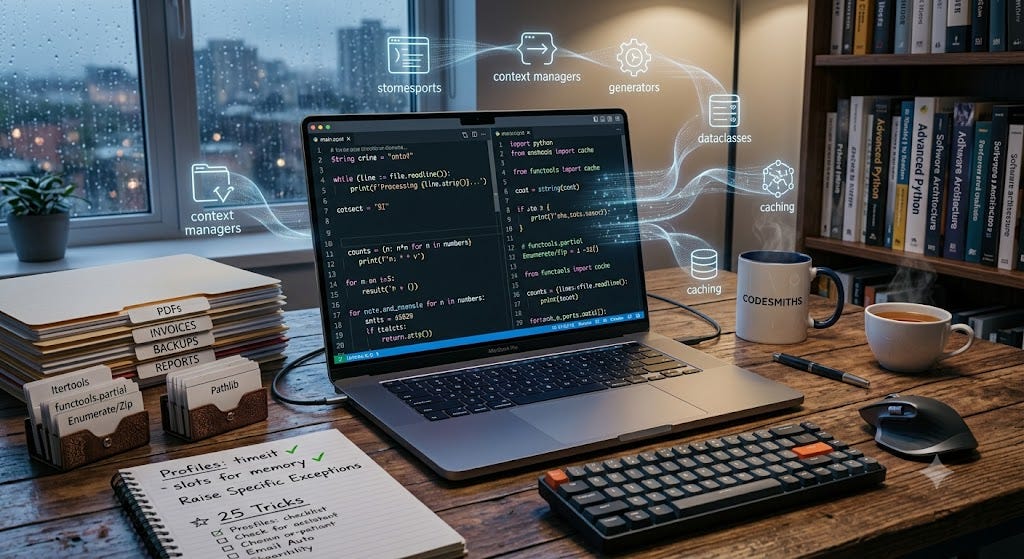 25 Python Tricks Senior Developers Use Every Day (But Most Tutorials Never Teach)