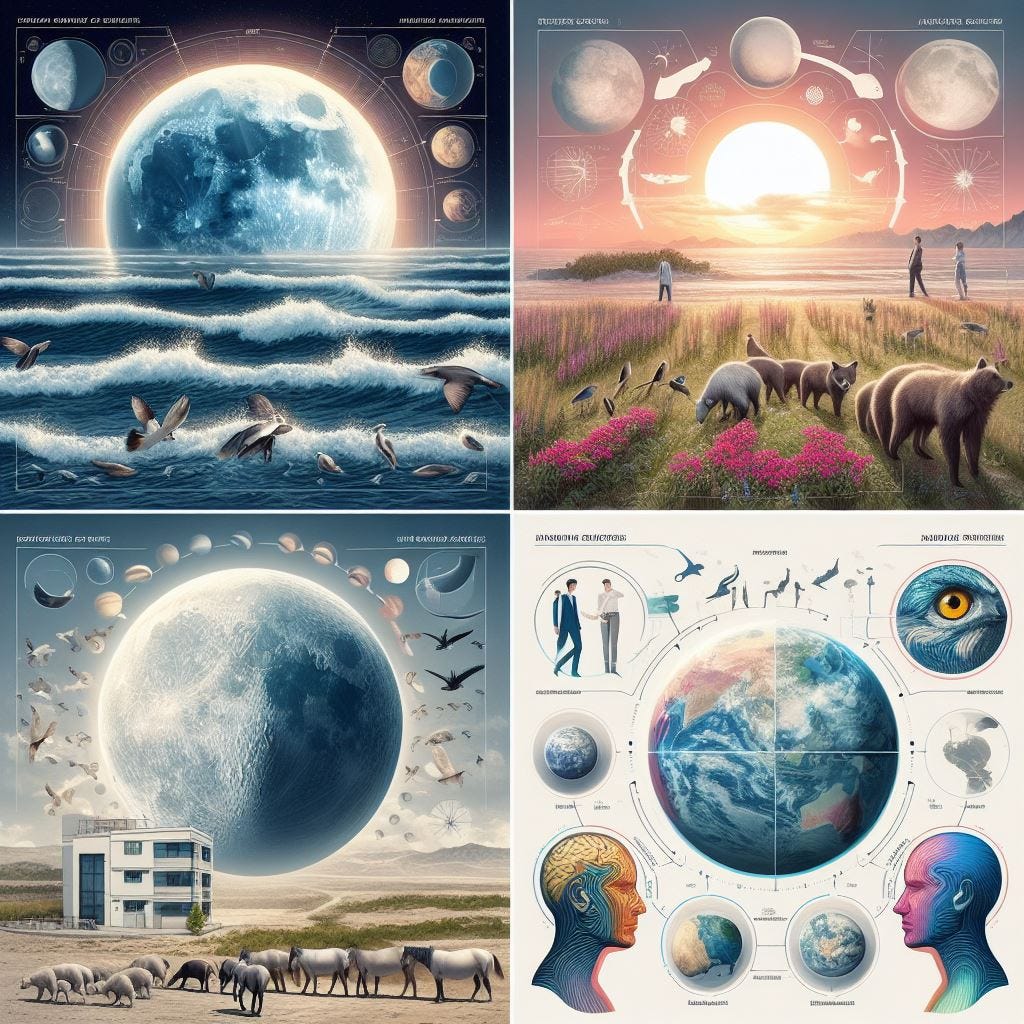 **Cosmic Tides: The Impact of Moon Phases on Life’s Rhythms**  by 