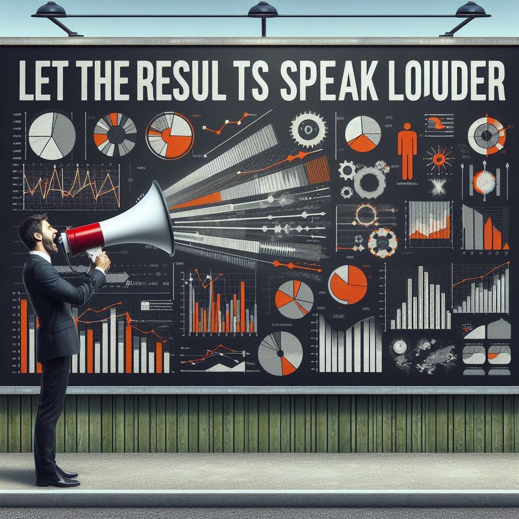 Just do this: Let Results Speak Louder Than Words | by Lucian Ioan Chirilă  | Medium