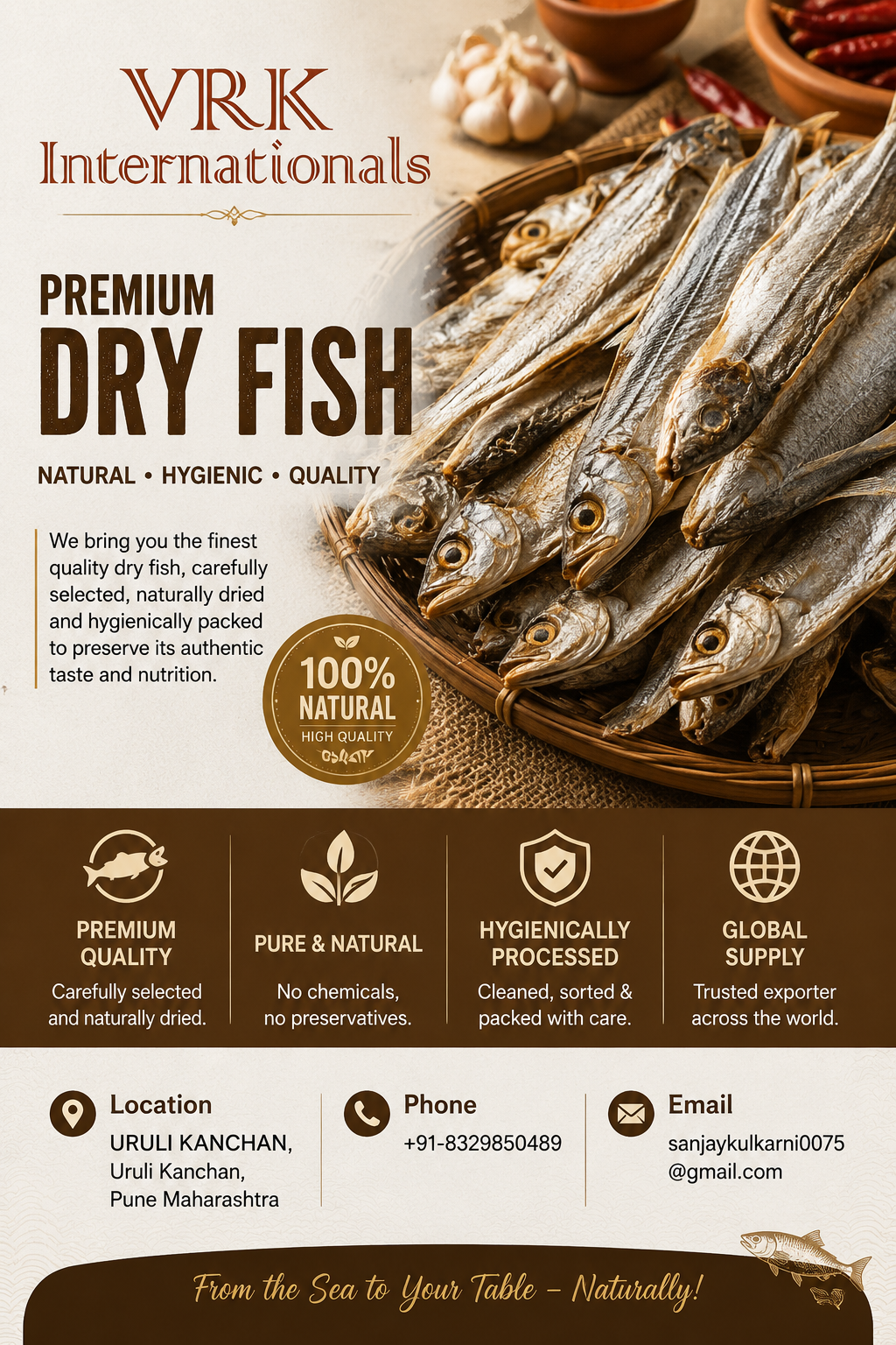 VRK Internationals: Bringing Authentic Dry Fish Taste From the Coast to Your Kitchen