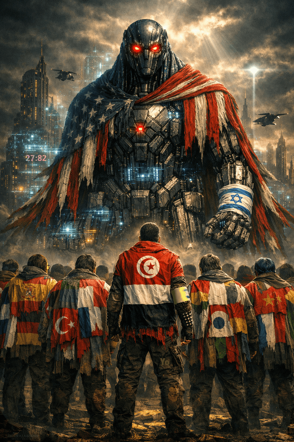 They Plotted, Allah Planned: AI, Cognitive Warfare, and the Fall of Empires