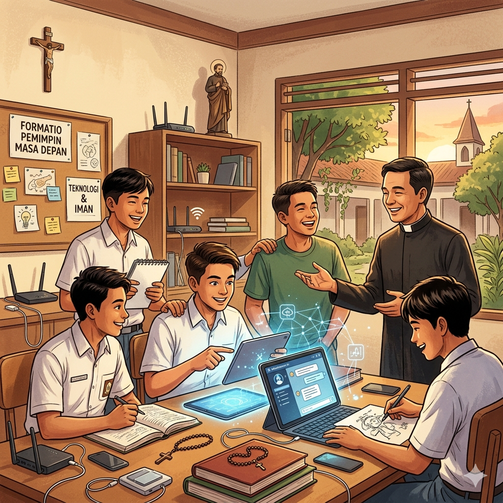 Reaktualisasi Cura Personalis dalam Formatio Asrama Katolik di Era Kecerdasan Artifisial