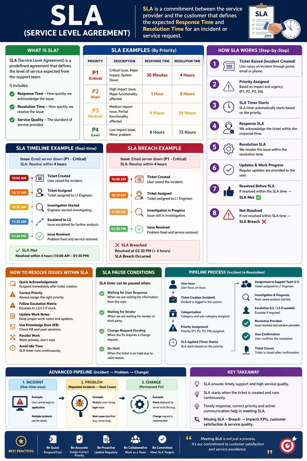 SLA: The Backbone of IT Support Efficiency