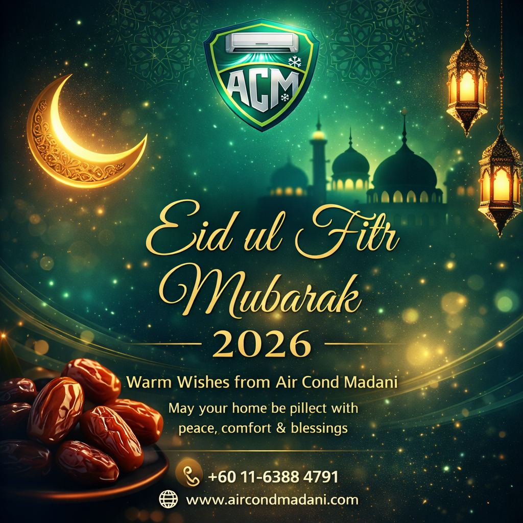 Eid ul Fitr Mubarak 2026 from Air Cond Madani