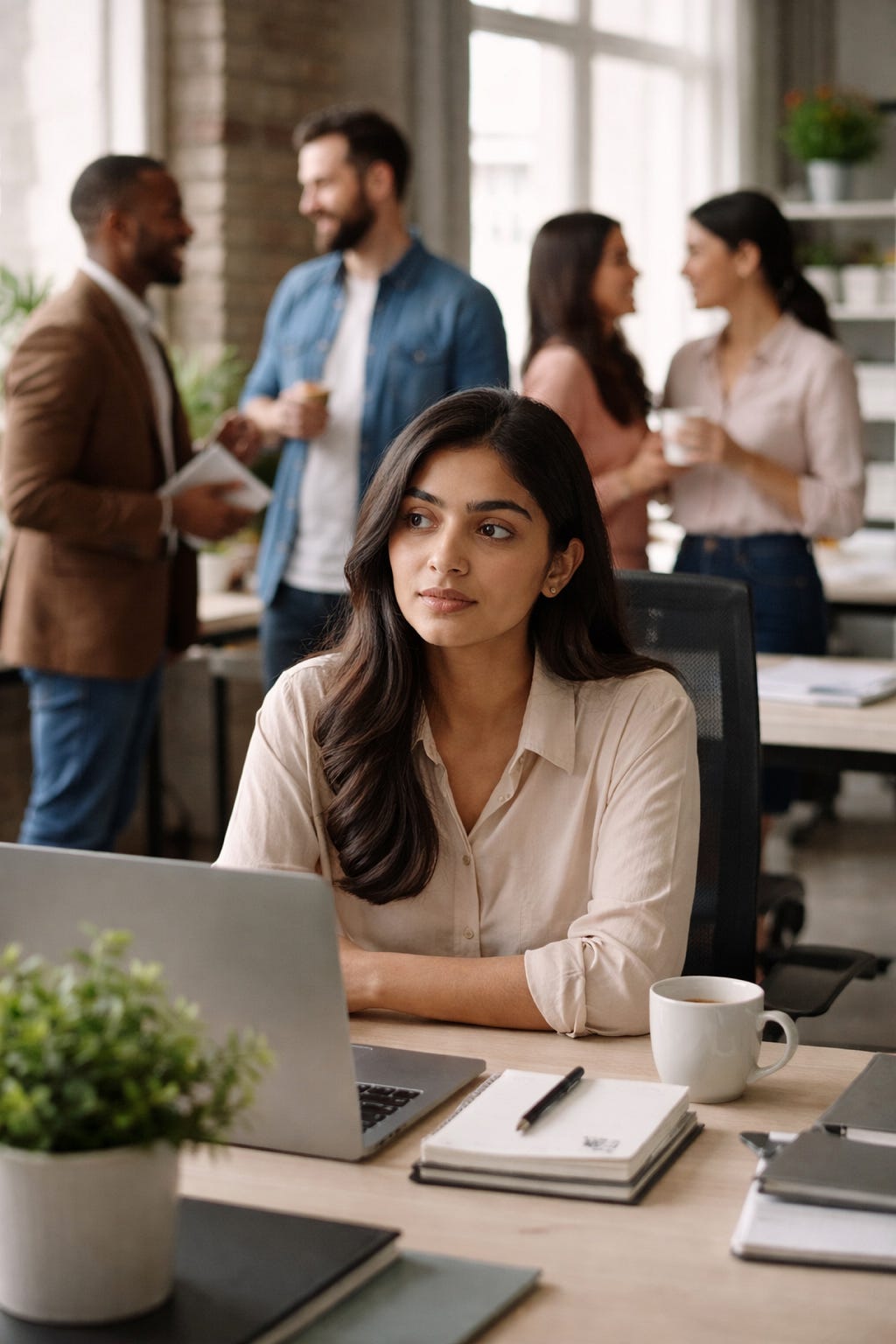 The First Weeks of Invisibility in a Multicultural Workplace