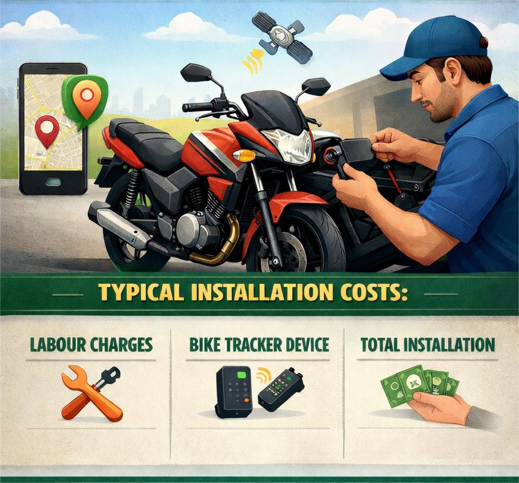 How Much Does Installation Cost for a Bike Tracker in Pakistan?