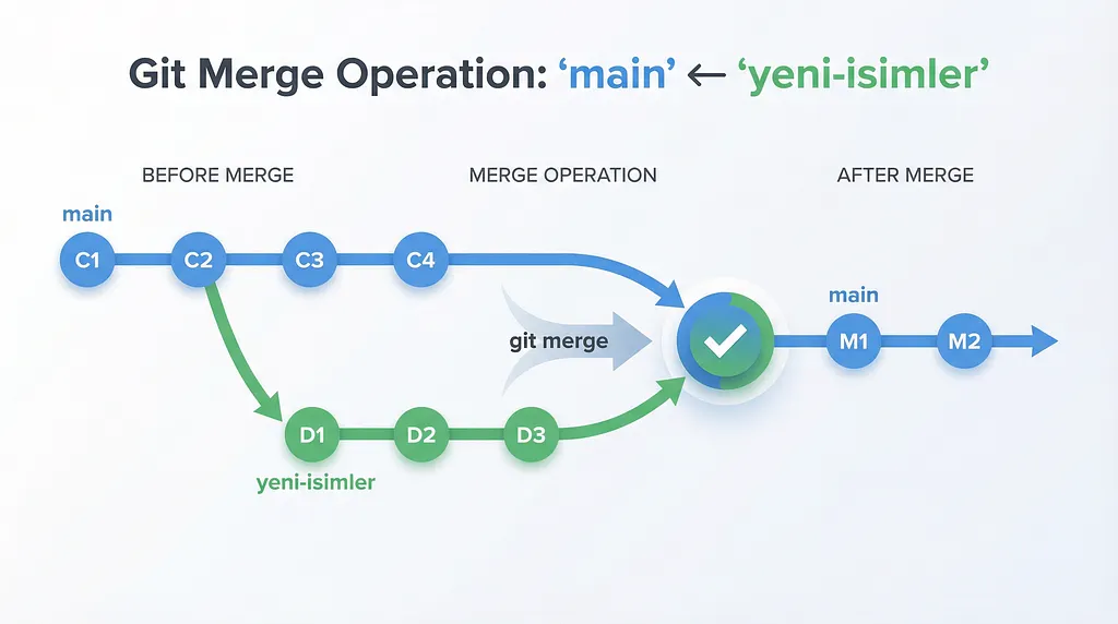git merge komutu