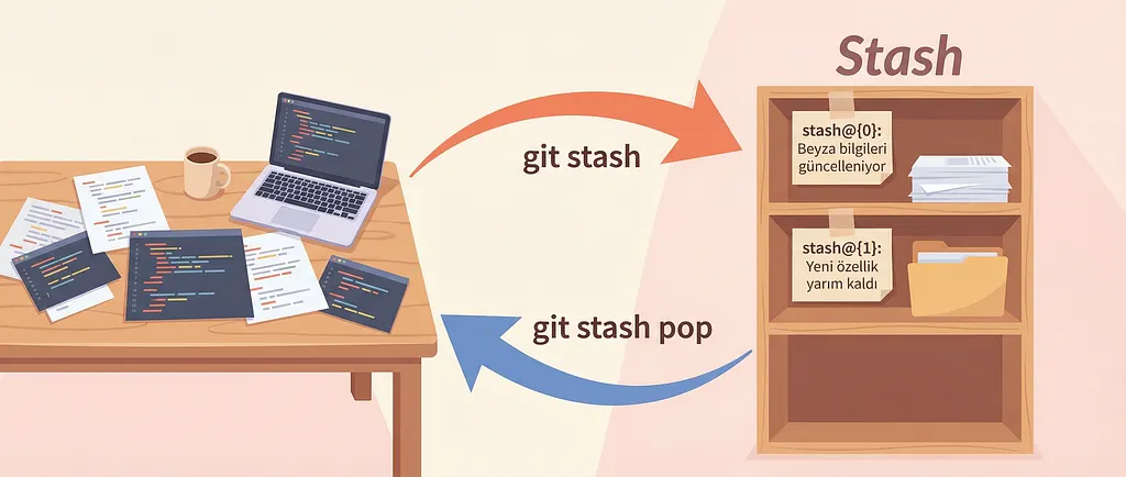 Git stash komutu