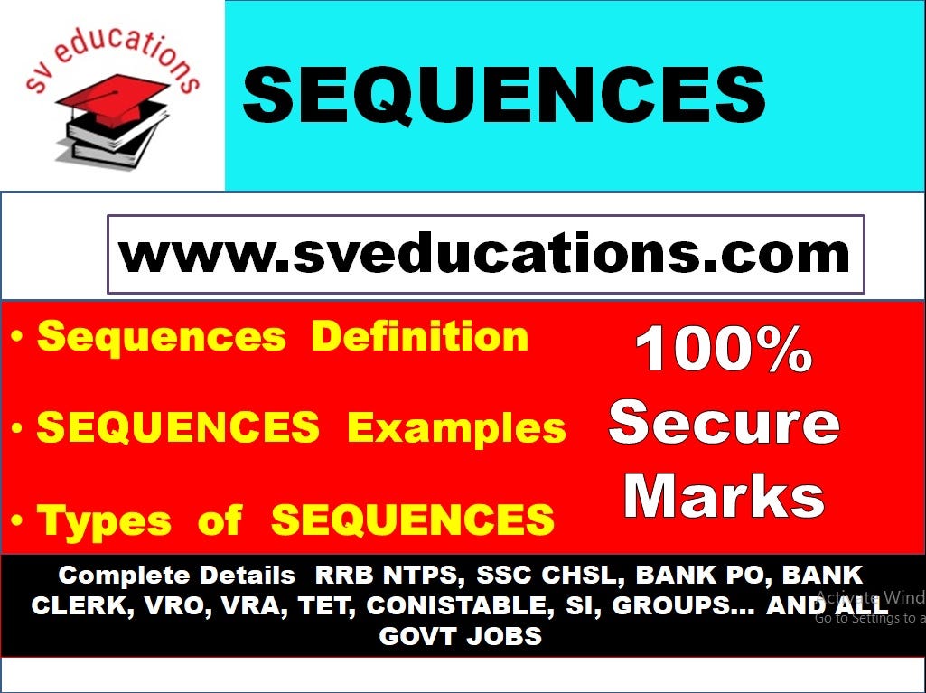 Sequence Meaning And Examples Types By Vinay Kumar Medium