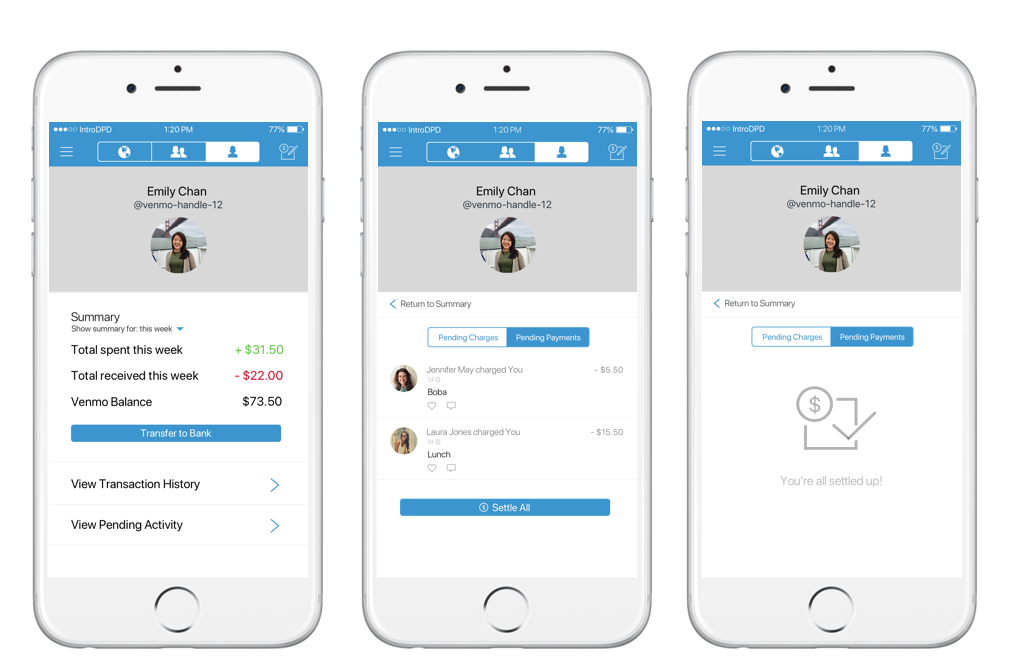Case Study: Redesigning Venmo's Profile Page | by Emily Chan | Medium