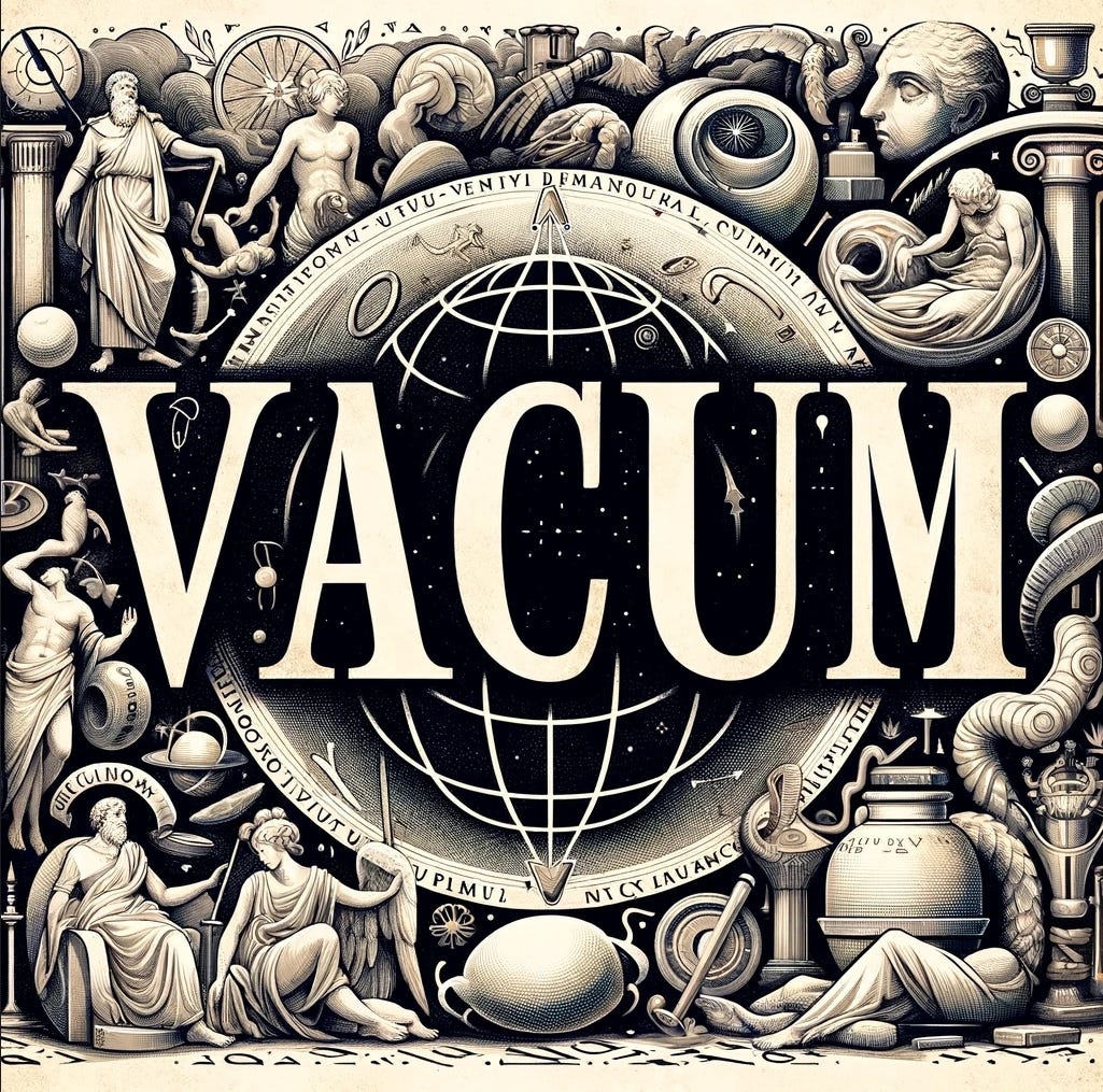 Etymology of the Word “VACUUM”. Origin of "Vacuum" by Zorox Feb