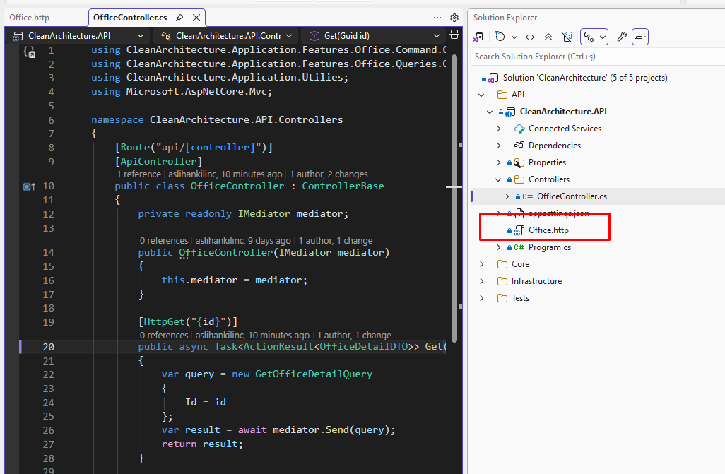 Visual Studio HTTP Files (.http) ile API Testi