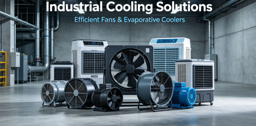 Lebon MFC16000D Portable Evaporative Cooler — Industrial Workshop Cooling Solution