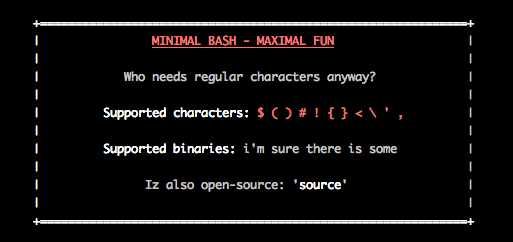 34c3 CTF minbashmaxfun writeup. TL;DR | by Ori Kadosh | Medium