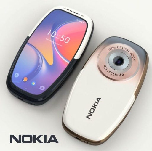 Nokia 7600 2025 Stunning Concept Phone Blendes Retro Nostalgia
