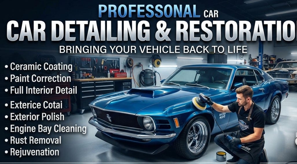 Why Car Detailing And Restoration Is the Best Way to Bring Your Vehicle Back to Life
