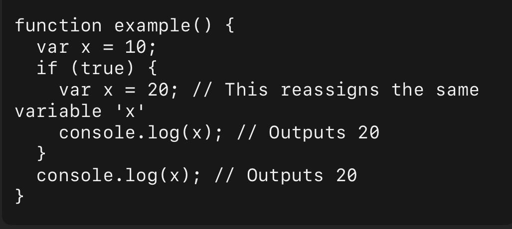 JAVASCRIPT LET vs CONST vs VAR. In JavaScript, `let`, `const`, and ...