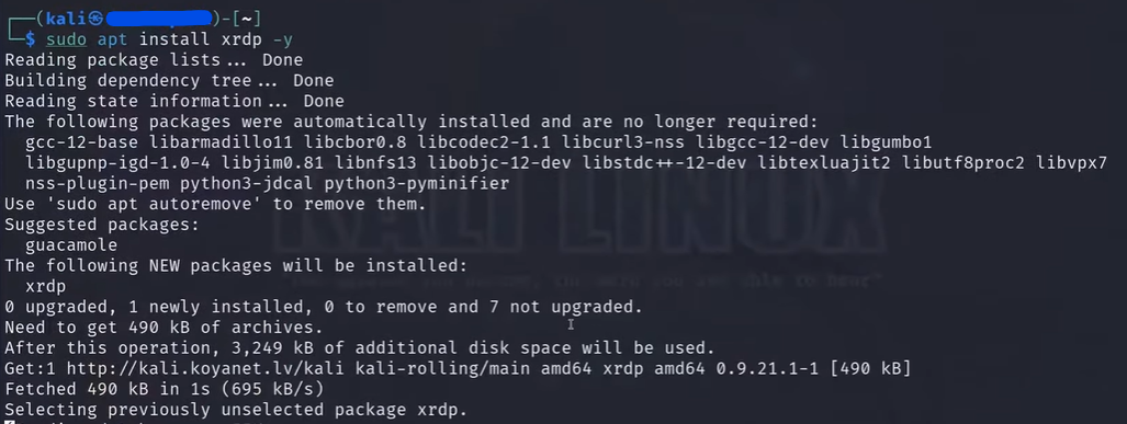Linux Makinelerde RDP Protokolünü Aktif Etmek(xRDP)