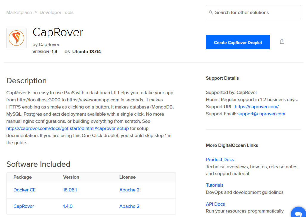Rails & PostgreSQL with CapRover on DigitalOcean Droplet (Part I) by