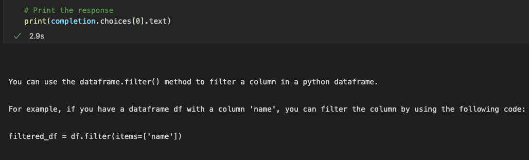 Complete your code inside your Jupyter notebook with ChatGPT Api ...