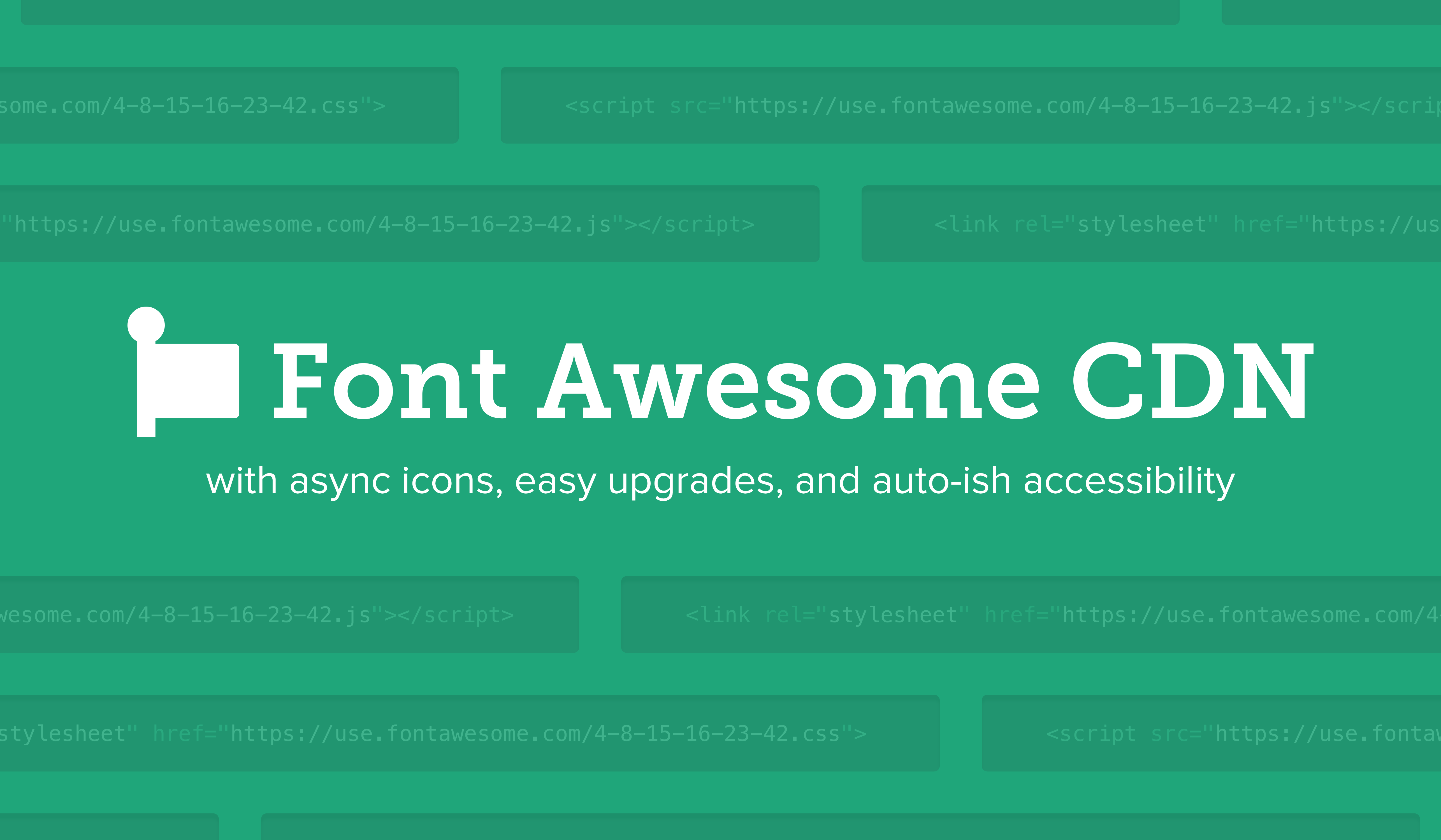 Announcing Font Awesome CDN. You know, I have one simple request… | by Dave  Gandy | Font Awesomeness | Medium