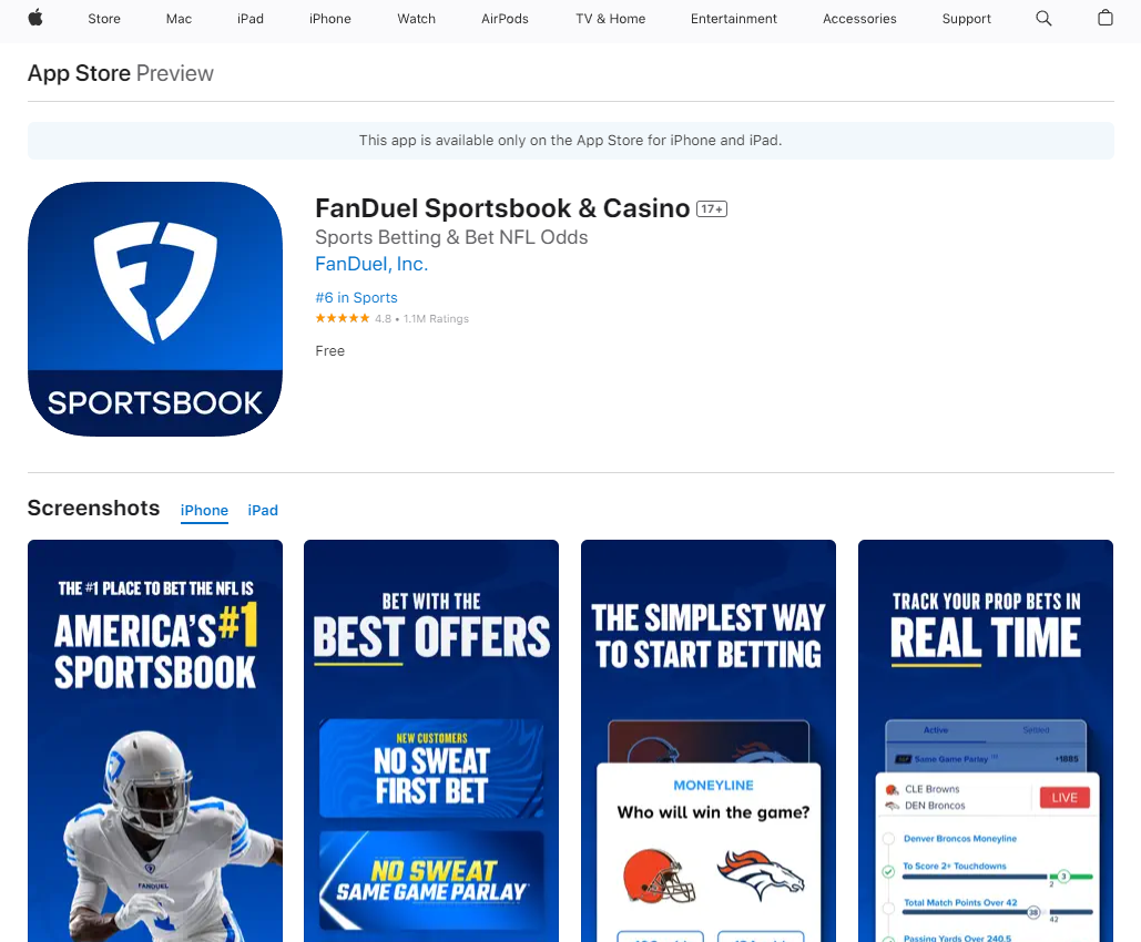 Download The FanDuel Sportsbook App for Android