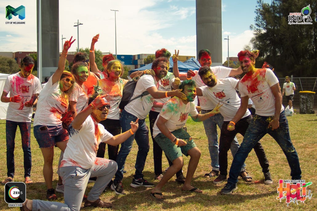 holi celebration melbourne