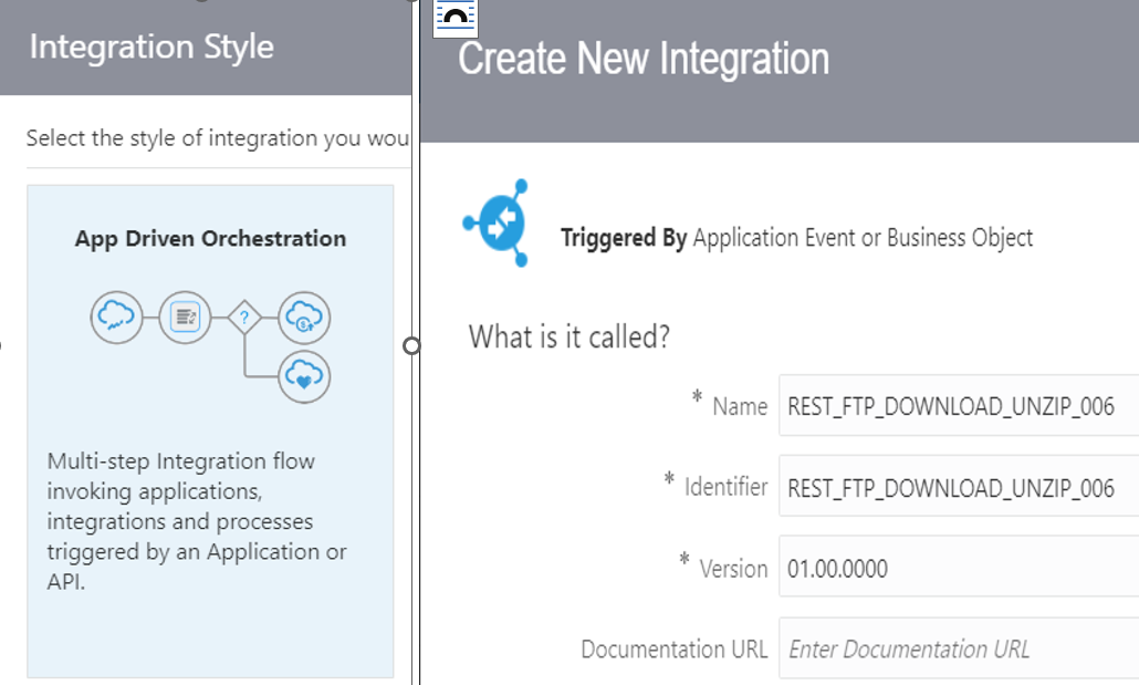 OIC/Integration/8 → REST Connection with FTP download and unzip with