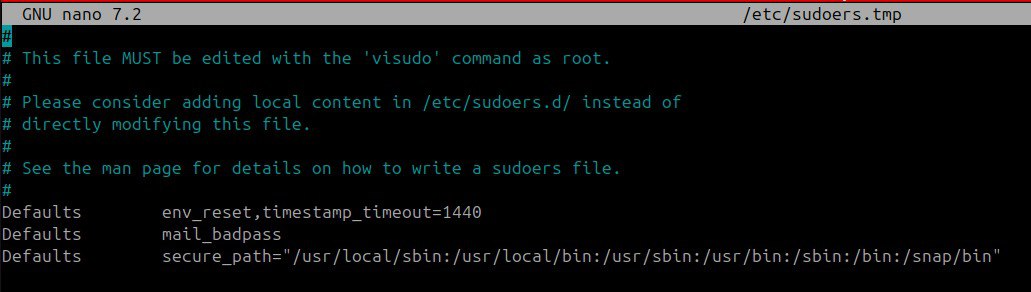 Sudo Password Expiry