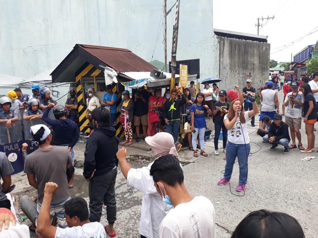 NutriAsia workers successfully regain picket line after violent